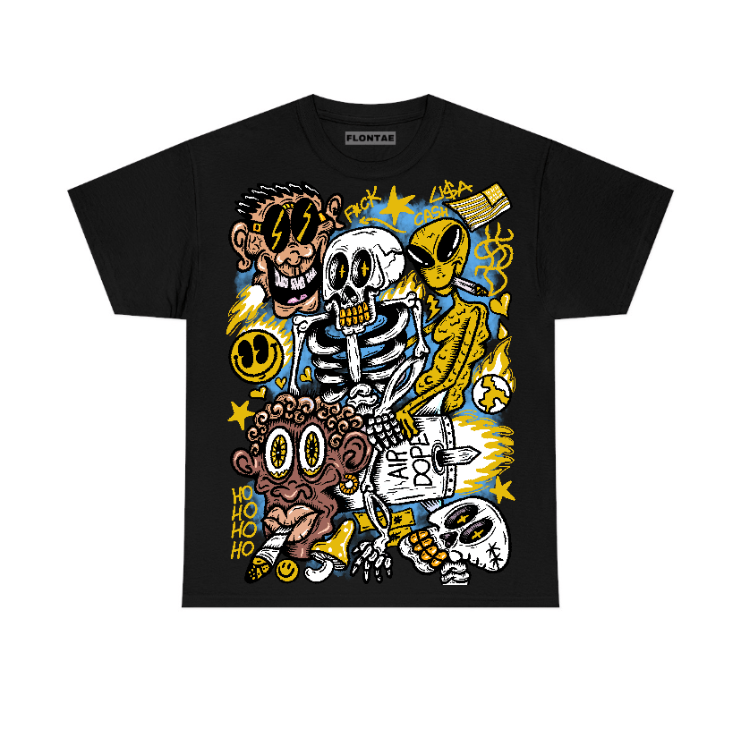 Vivid Sulfur 4s Flontae T-Shirt Friends Graphic