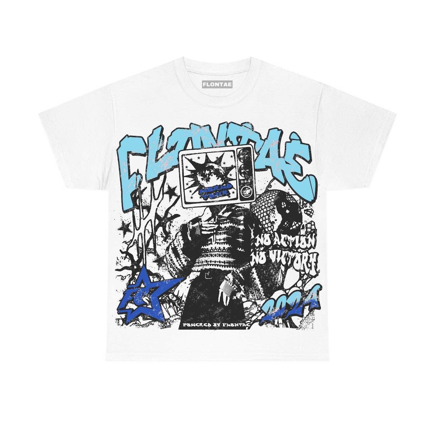 Argon Dunk Low Flontae T-Shirt No Victory Graphic